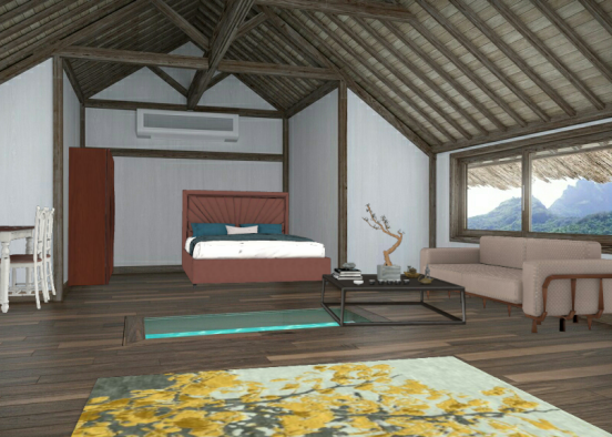 Maison Tahitienne  Design Rendering