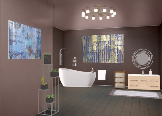 Sala de baño  Design Rendering