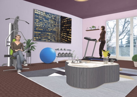 a beautiful gym room? Design Rendering