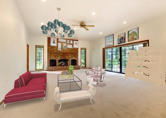 #Living room Design Rendering