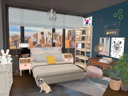 Korean style apartment