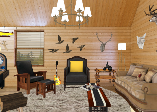 Northwoods cabin Design Rendering
