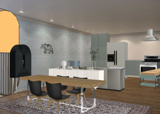 [unfinished] - dining space Design Rendering