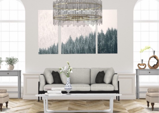 the lighting and gray shades Design Rendering