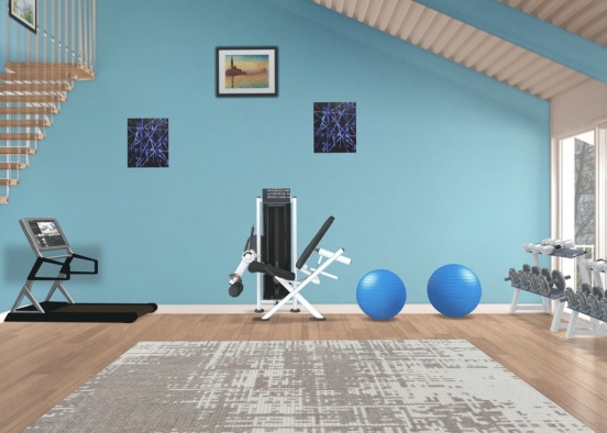 the gym Design Rendering