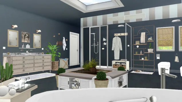 Grey And Taupe Bathroom