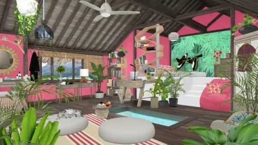 Tropical Modern Bedroom