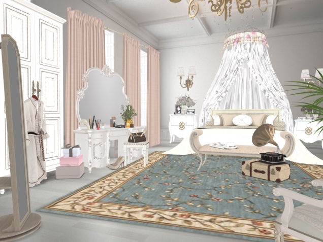 French Chateau Bedroom 