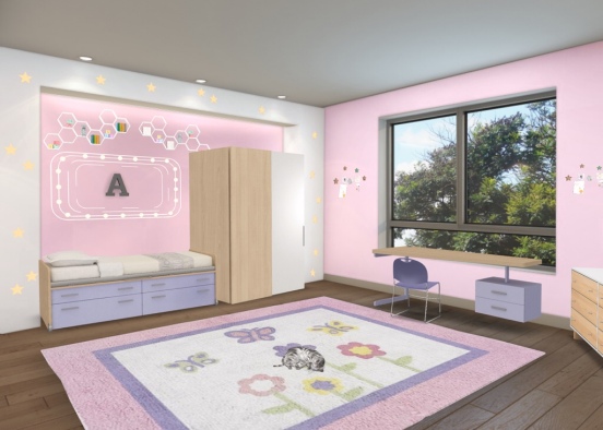 little girls room #3 Design Rendering