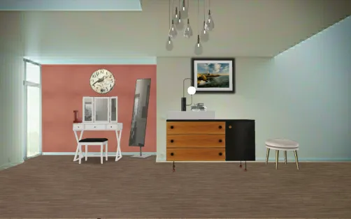 This would be a  make up room or getting ready but ithink it is very elegant and simple 