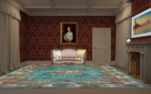 Old fashioned living room