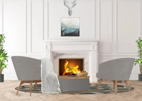 Sitting by the fire Design Rendering