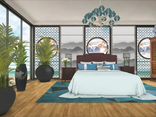 Zen Bedroom on the beach