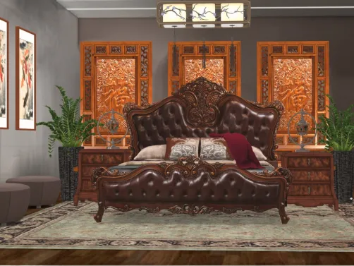 Traditional Oriental Bedroom
