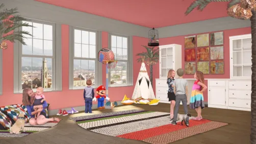 Latin American Kids Playroom