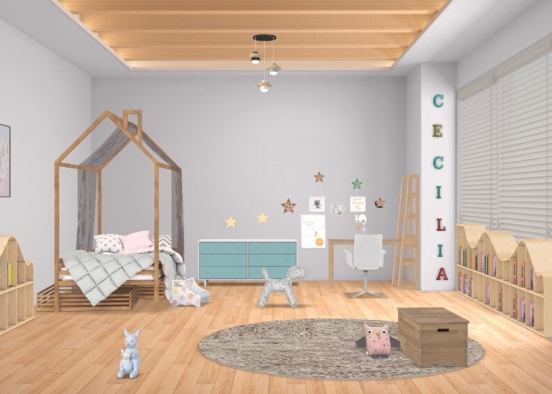 quarto de criança  Design Rendering