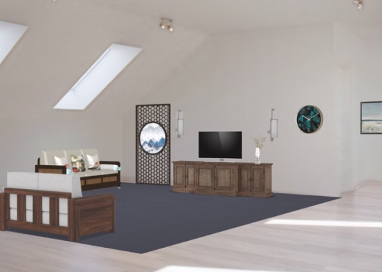 living room-loft 02-09-2020 Design Rendering