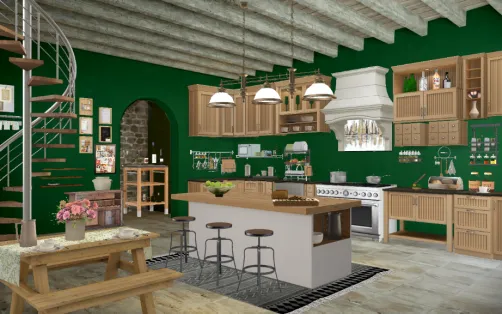 Cocina rustica