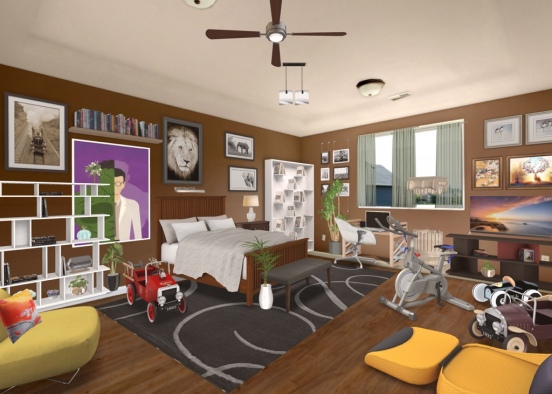 MauBee - Child's Room  Design Rendering