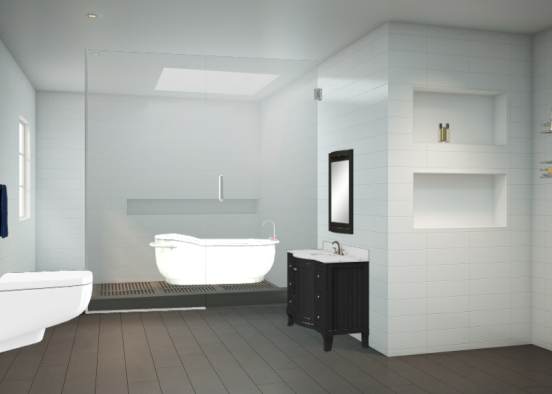 deluxe 2nd bathroom Design Rendering