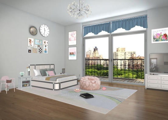 great view bedroom Design Rendering