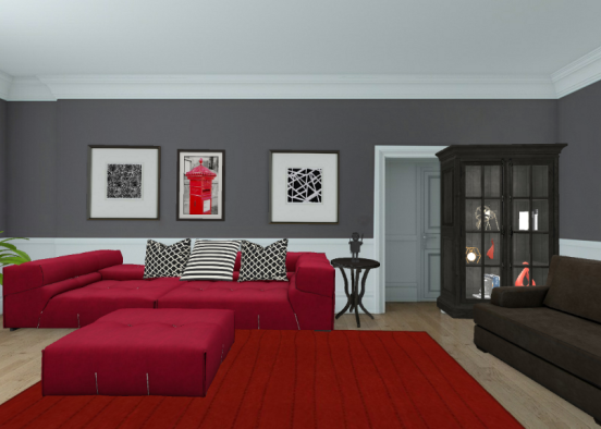 Red and Black Design Rendering