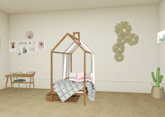 Tween bedroom  Design Rendering