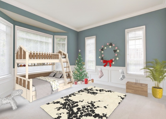 Sarah’s room (Christmas) Design Rendering