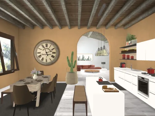warm kitchen