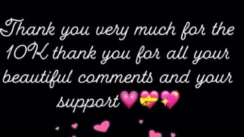 Thank you 🎉❤️