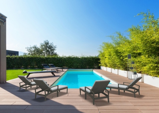 relax by the pool Design Rendering