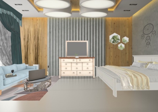 cozy adult room  Design Rendering