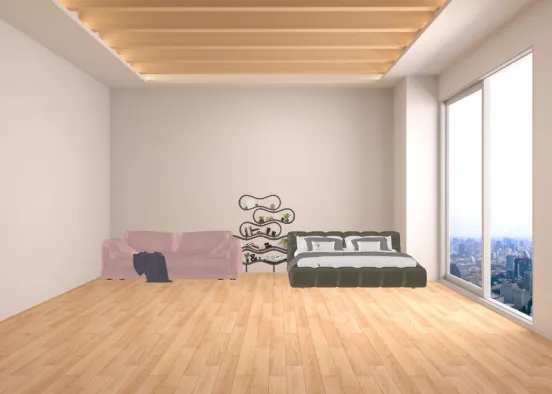 NEW!!! Small parents bedroom! Design Rendering