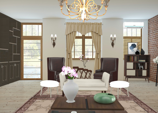 Living Room_2 Design Rendering