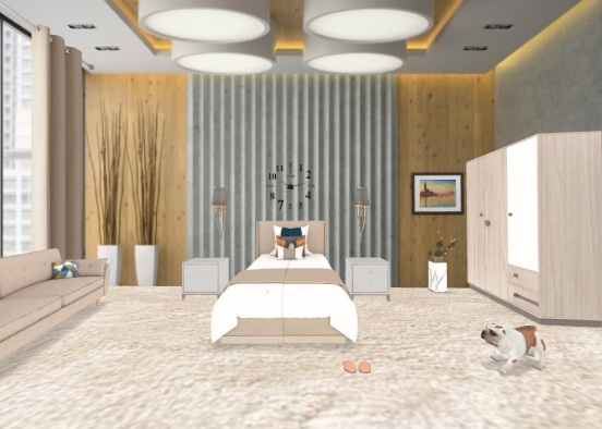 room in the hotel 😌💕 Design Rendering