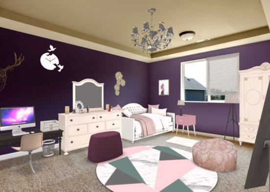 Chambre Princesse 👑  Design Rendering