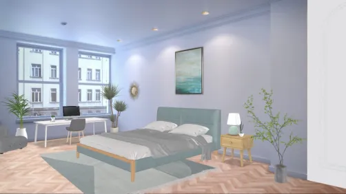 Habitación de chic@ en azul 