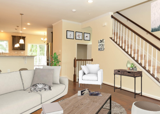 Comfy Livingroom  Design Rendering