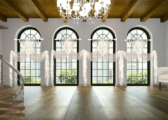 Banquet hall for rent Design Rendering
