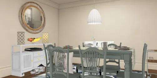 Dining Area Farmhouse Chic Inspired