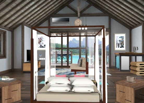 Cottage room Design Rendering