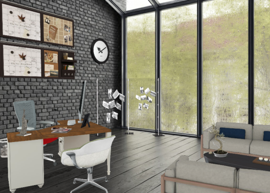 Private office Design Rendering