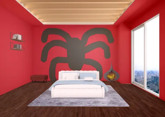 spider-man's room Design Rendering