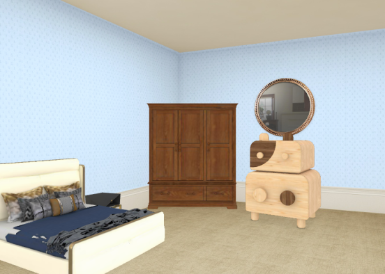 My bed room Design Rendering