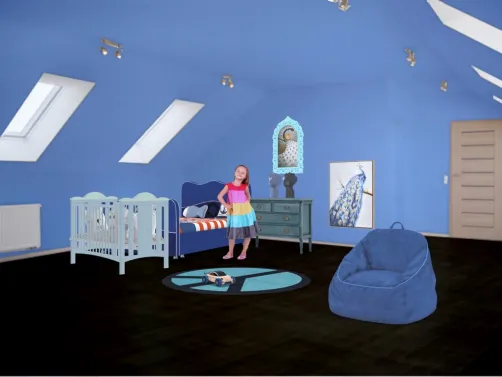 blue kids room