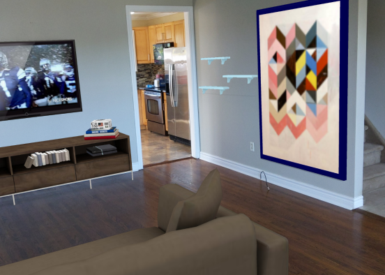 Tutus living room 2 Design Rendering