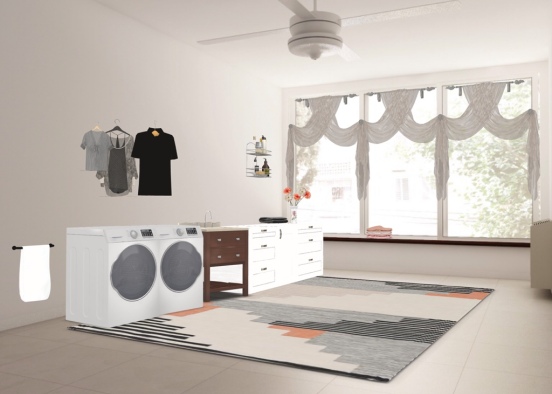 Laundry room  Design Rendering