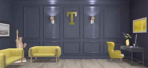 New York yellow office 
