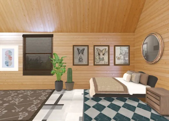 Peaceful Cabin Design Rendering