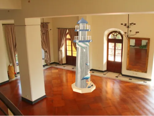 light house in house